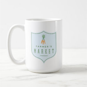 Caneca De Café Mug de mercado do agricultor