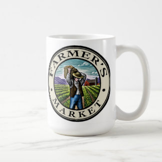 Caneca De Café Mug de mercado do agricultor