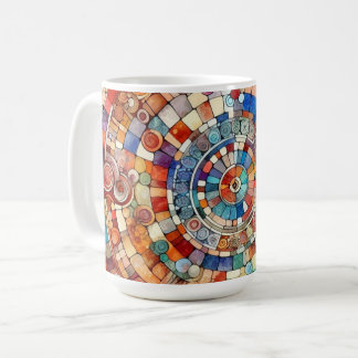 Caneca De Café Mug de mosaico