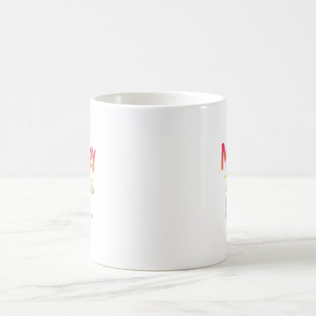 Caneca De Café Mug de Motivação da Manhã com Design Divertido (Centro)