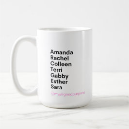 Caneca De Café Mug de mulheres poderosas do High Vibe