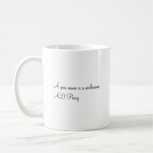 Caneca De Café Mug de nome de caneta