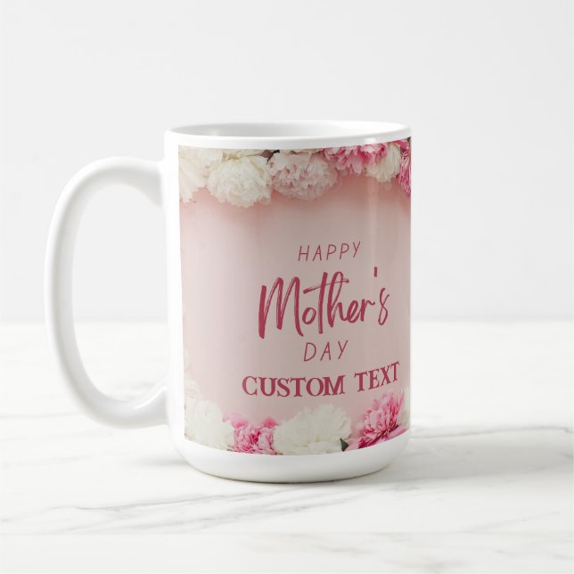 CANECA DE CAFÉ MUG DE NOME DE DIA DE AS MÃES PERSONALIZADO (Esquerda)