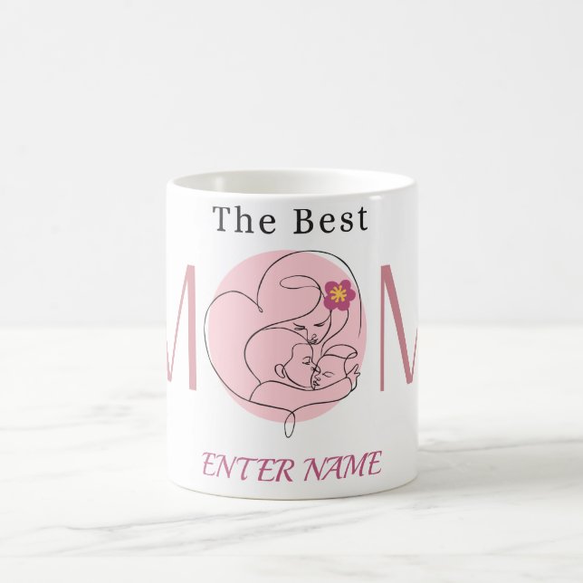 CANECA DE CAFÉ MUG DE NOME DE DIA DE AS MÃES PERSONALIZADO (Centro)