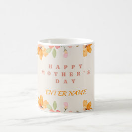 CANECA DE CAFÉ MUG DE NOME DE DIA DE AS MÃES PERSONALIZADO