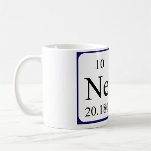 Caneca De Café Mug de nome de mesa periódica Ned