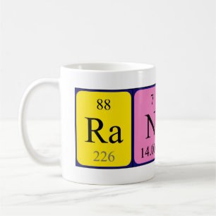 Caneca De Café Mug de nome de mesa periódica Randy