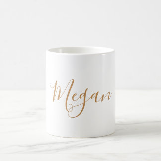Caneca De Café mug de nome personalizado