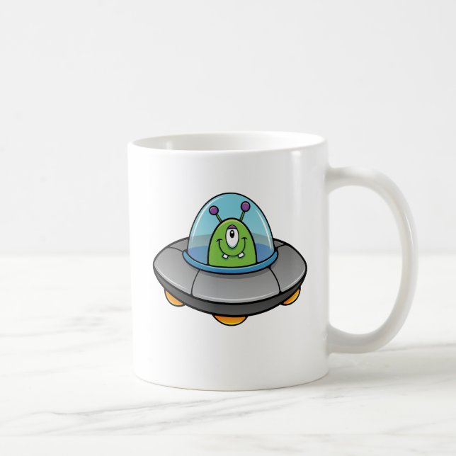 Caneca De Café Mug de OVNI (Direita)