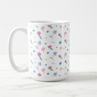 Caneca De Café Mug de padrão de flor pequena