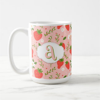 Caneca De Café Mug de padrão de morango