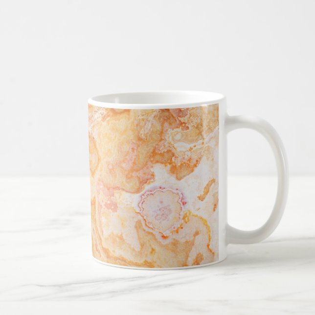 Caneca De Café Mug de Padrão de Pedra Natural (Direita)