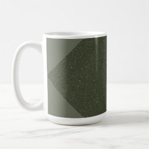 Caneca De Café Mug de Padrão de Ruído Moderno Verde