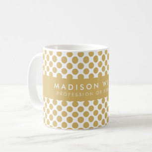 Caneca De Café Mug de padrão geométrico personalizado