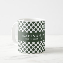 Caneca De Café Mug de padrão geométrico personalizado
