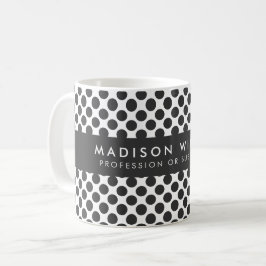 Caneca De Café Mug de padrão geométrico personalizado