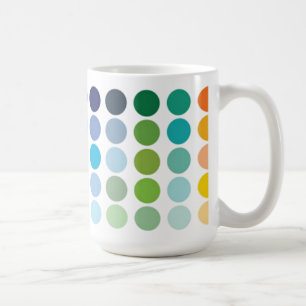 Caneca De Café Mug de pontos coloridos