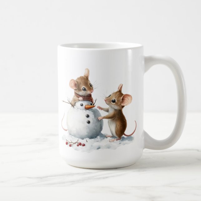 Caneca De Café Mug de Rato de inverno (Direita)