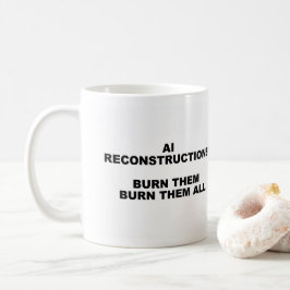 Caneca De Café Mug de reconstrução da IA