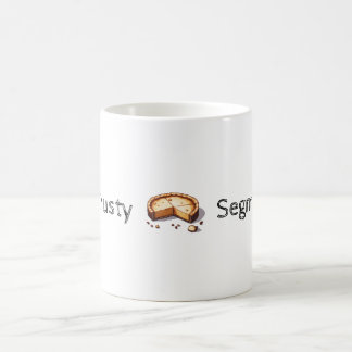 Caneca De Café Mug de Segmentos Crujados Personalizáveis