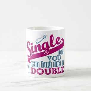 Caneca De Café Mug de solteiro - escolha estilo e cor