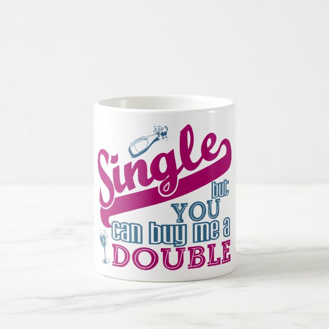 Caneca De Café Mug de solteiro - escolha estilo e cor (Centro)