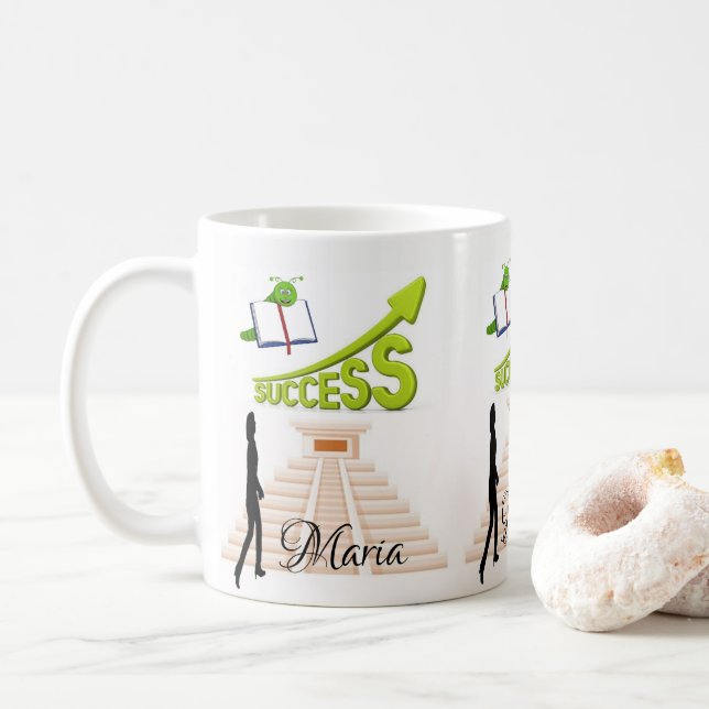 Caneca De Café Mug de sucesso feminino (Com Donut)