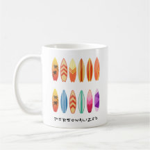 Mug de surf boards personalizadas