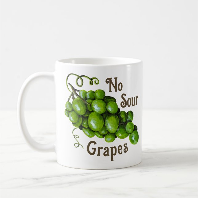 Caneca De Café Mug de Uva (Esquerda)