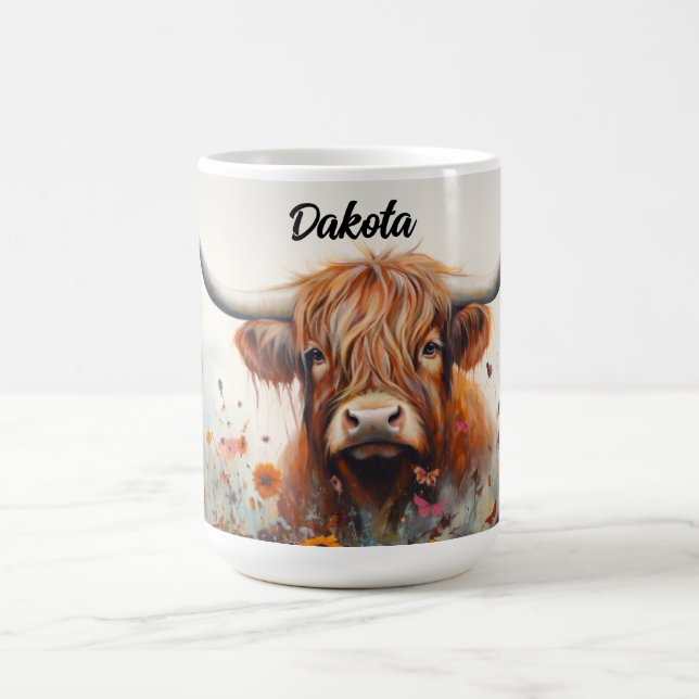 Caneca De Café Mug de Vaca do Planalto Personalizado (Centro)