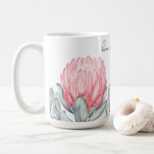 Mug decorado com flores charmosas e delicadas.