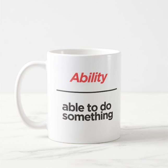 Caneca De Café Mug - Definindo a capacidade (Esquerda)