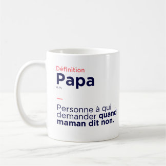 Caneca De Café Mug Définition Papa