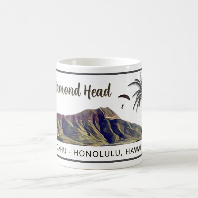 Caneca De Café Mug - Diamond Head - Hawai'i (Centro)