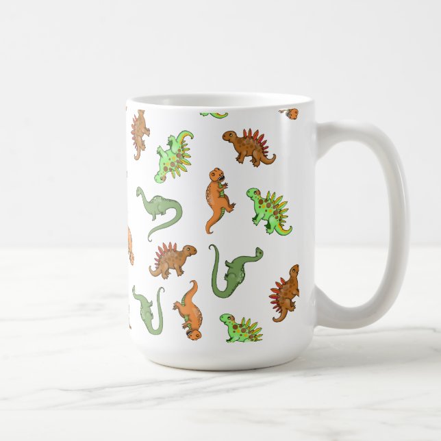 Caneca De Café Mug Dinossauro Cento (Direita)