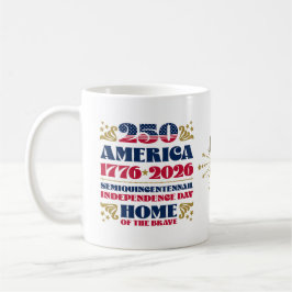 Caneca De Café Mug do 250º aniversário da América