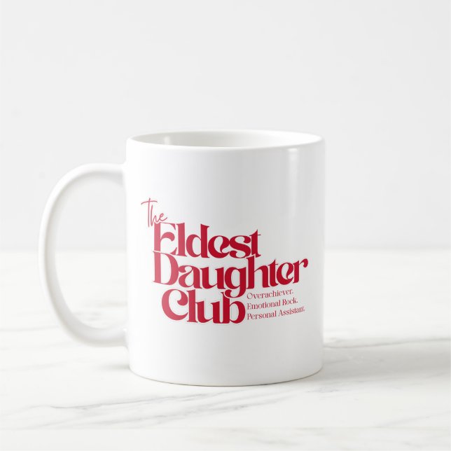 Caneca De Café Mug Do Clube Da Filha Mais Velho (Esquerda)