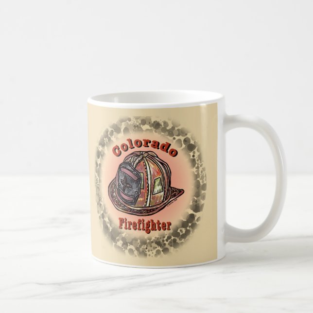 Caneca De Café Mug do Colorado Firefighter (Direita)