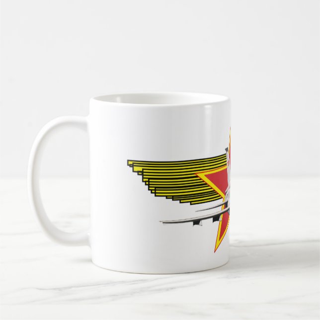 Caneca De Café Mug do Combatente das Asas Vermelhas (Esquerda)