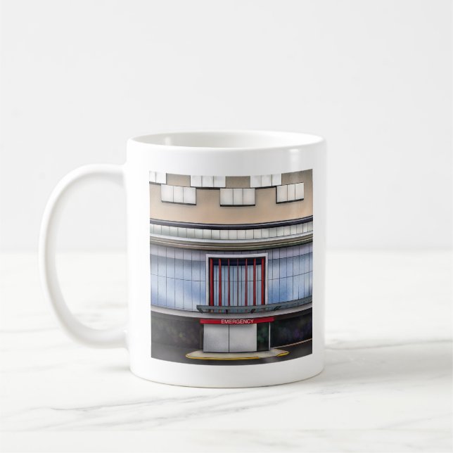 Caneca De Café Mug do Departamento de Emergência (Esquerda)