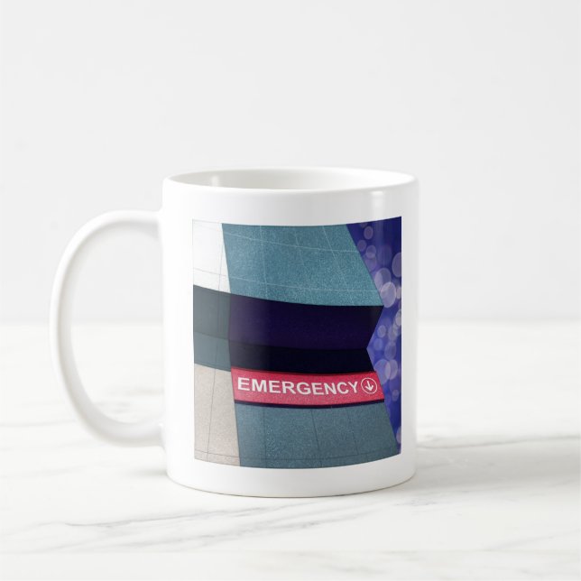 Caneca De Café Mug do Departamento de Emergência (Esquerda)