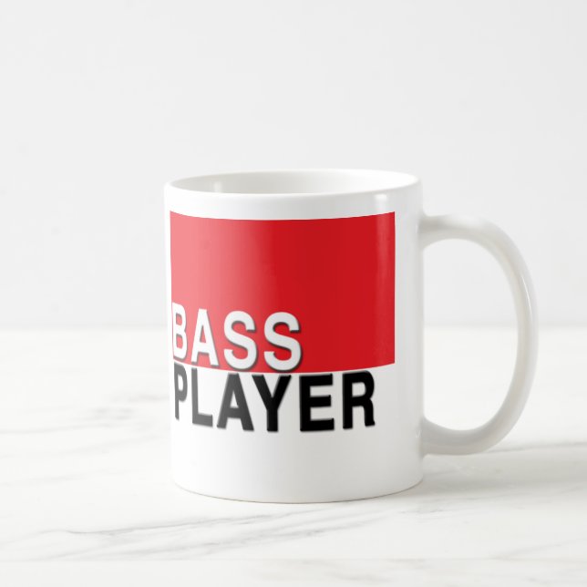 Caneca De Café Mug Do Jogador De Bass (Direita)