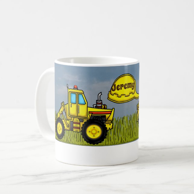 Caneca De Café Mug do local de construção (Frente Esquerda)
