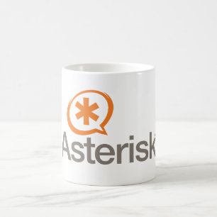 Caneca De Café Mug do logotipo do Asterisco