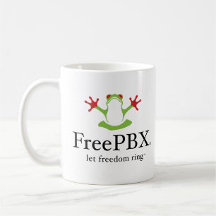 Caneca De Café Mug do logotipo FreePBX (Clássico)