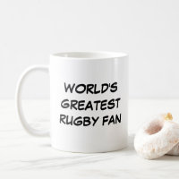 Mug do maior fã de râguebi do mundo