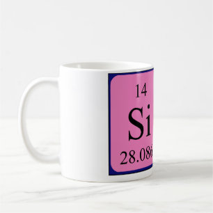 Caneca De Café Mug do nome da mesa periódica da Sita