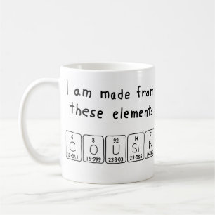 Caneca De Café Mug do nome da mesa periódica do Primo