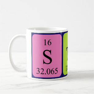Caneca De Café Mug do nome da mesa periódica do Stas