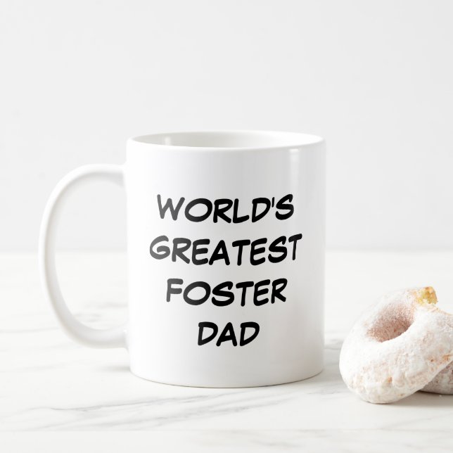 Caneca De Café Mug do "Pai de Foster Maior do Mundo" (Com Donut)